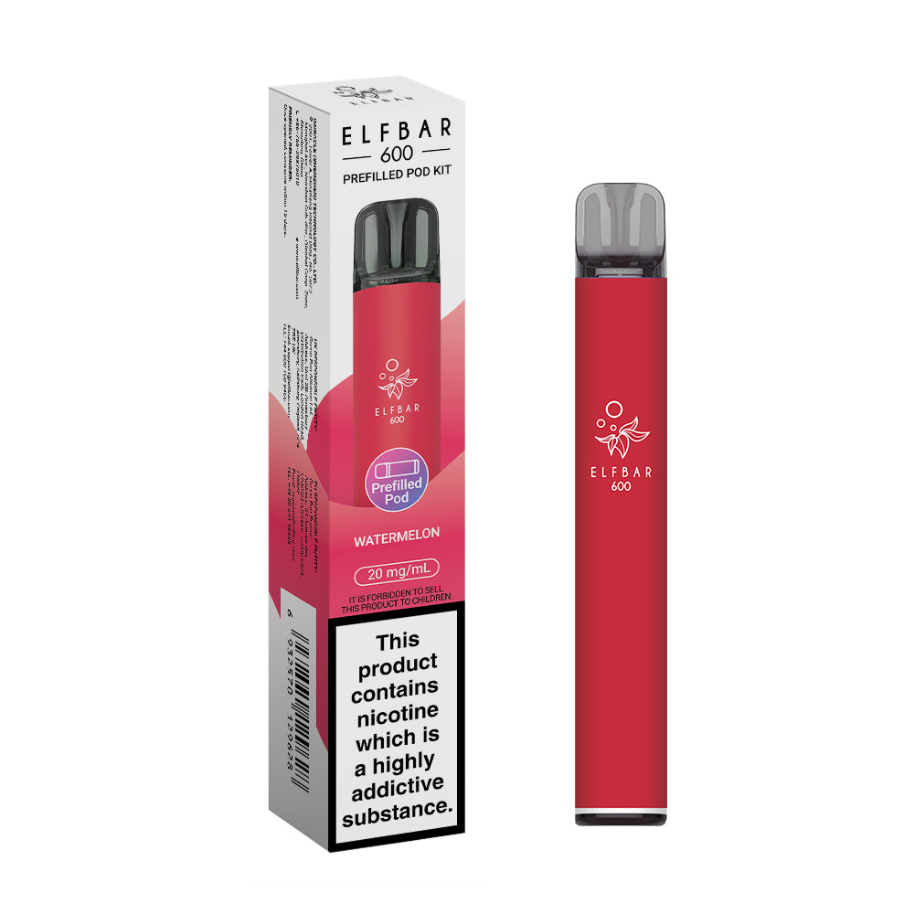 Elf Bar 600 Pre Filled Pod Kit (Pack 0f 10)