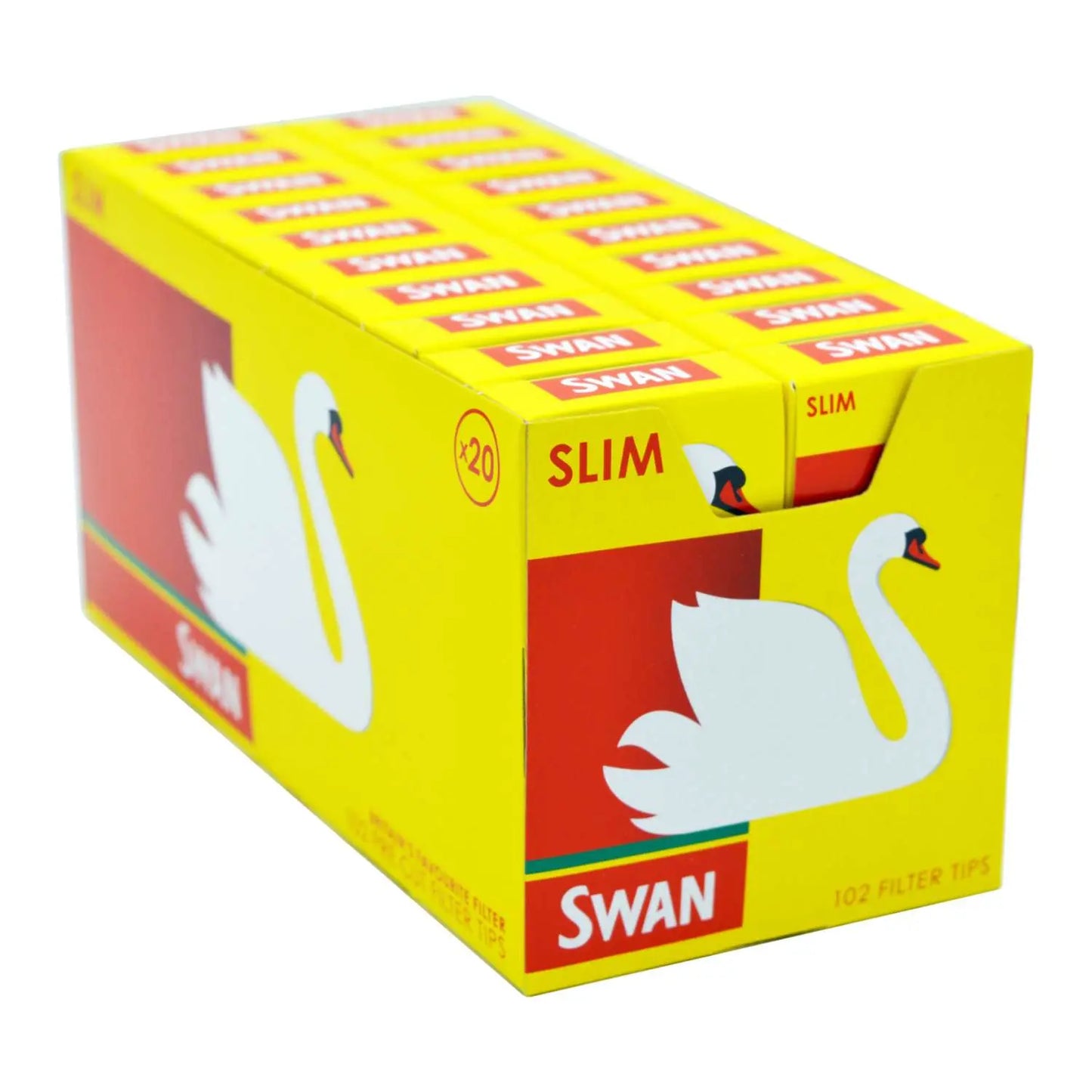 Swan Slim Rolling Tips (Pack of 20) Swan