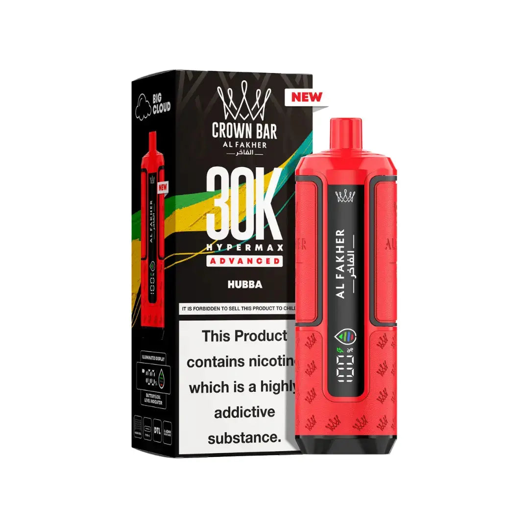 Alfakher Crown Bar 30K Hypermax Kit (Pack of 5)