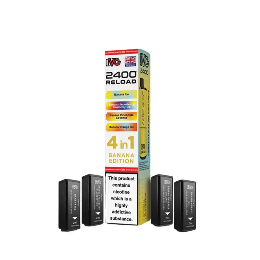 IVG 2400 4 in 1 Reload Replacement Pods (Pack of 5) IVG