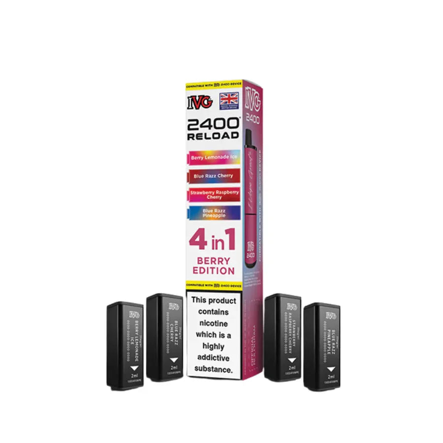 IVG 2400 4 in 1 Reload Replacement Pods (Pack of 5)
