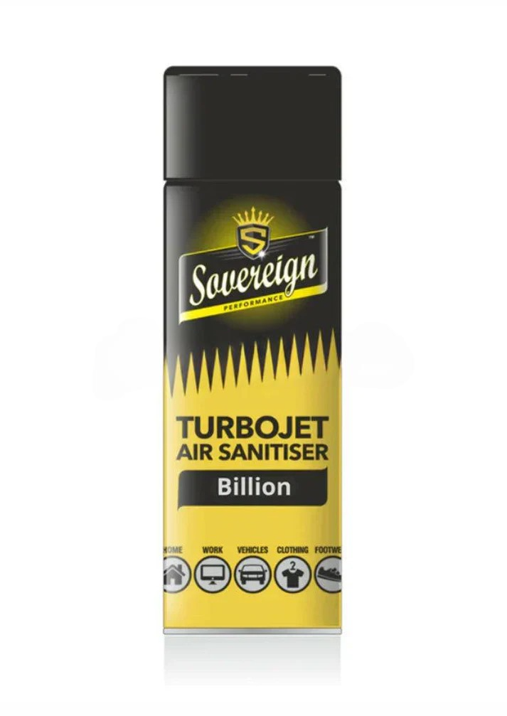 Sovereign Turbo Jet Air Freshner Spray 500ML (Pack of 12)