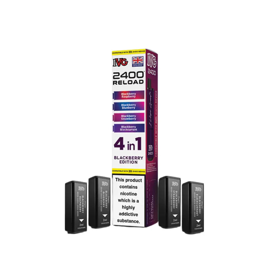 IVG 2400 4 in 1 Reload Replacement Pods (Pack of 5)