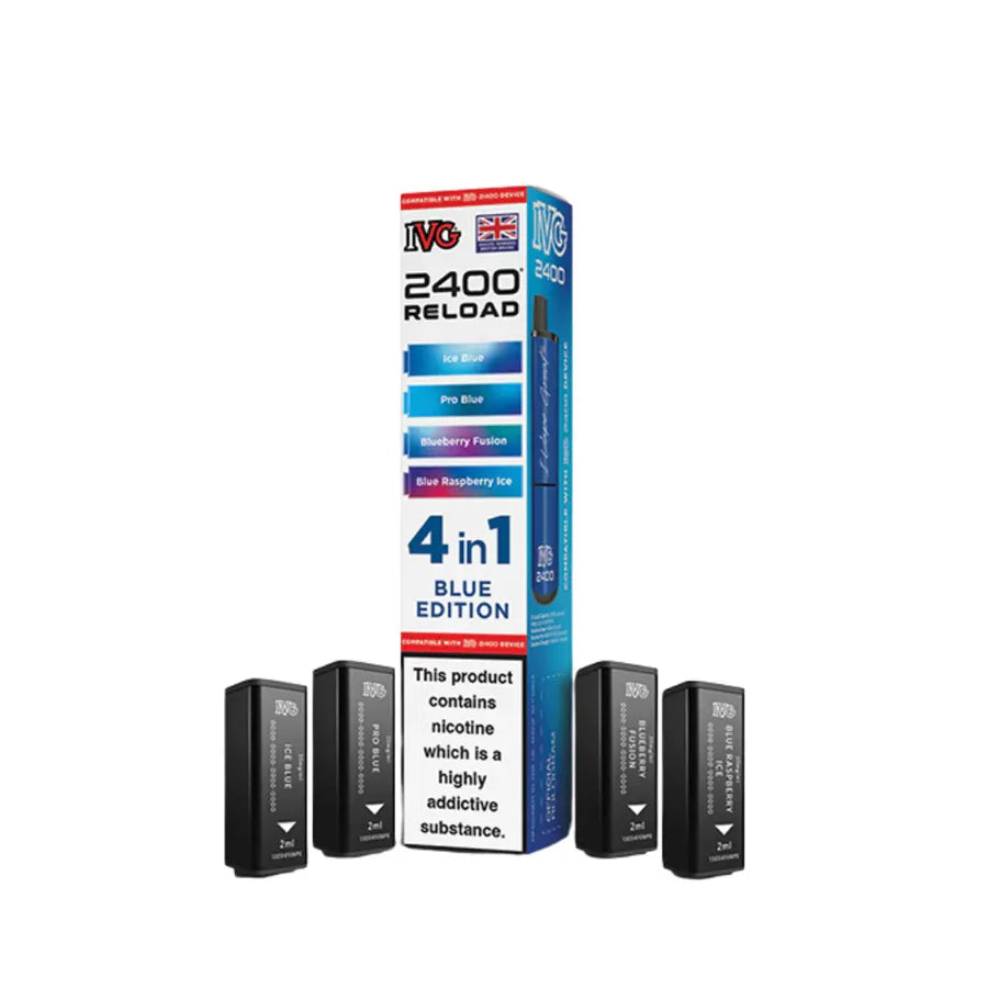 IVG 2400 4 in 1 Reload Replacement Pods (Pack of 5)
