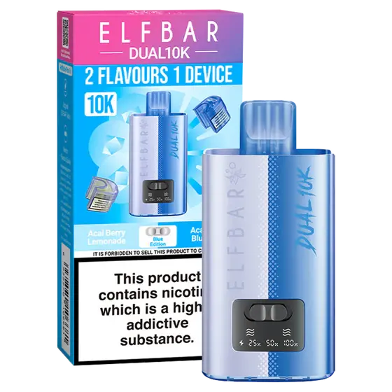 Elfbar Dual 10k Pre-Filled Pod Kit (Pack of 5) Elf Bar