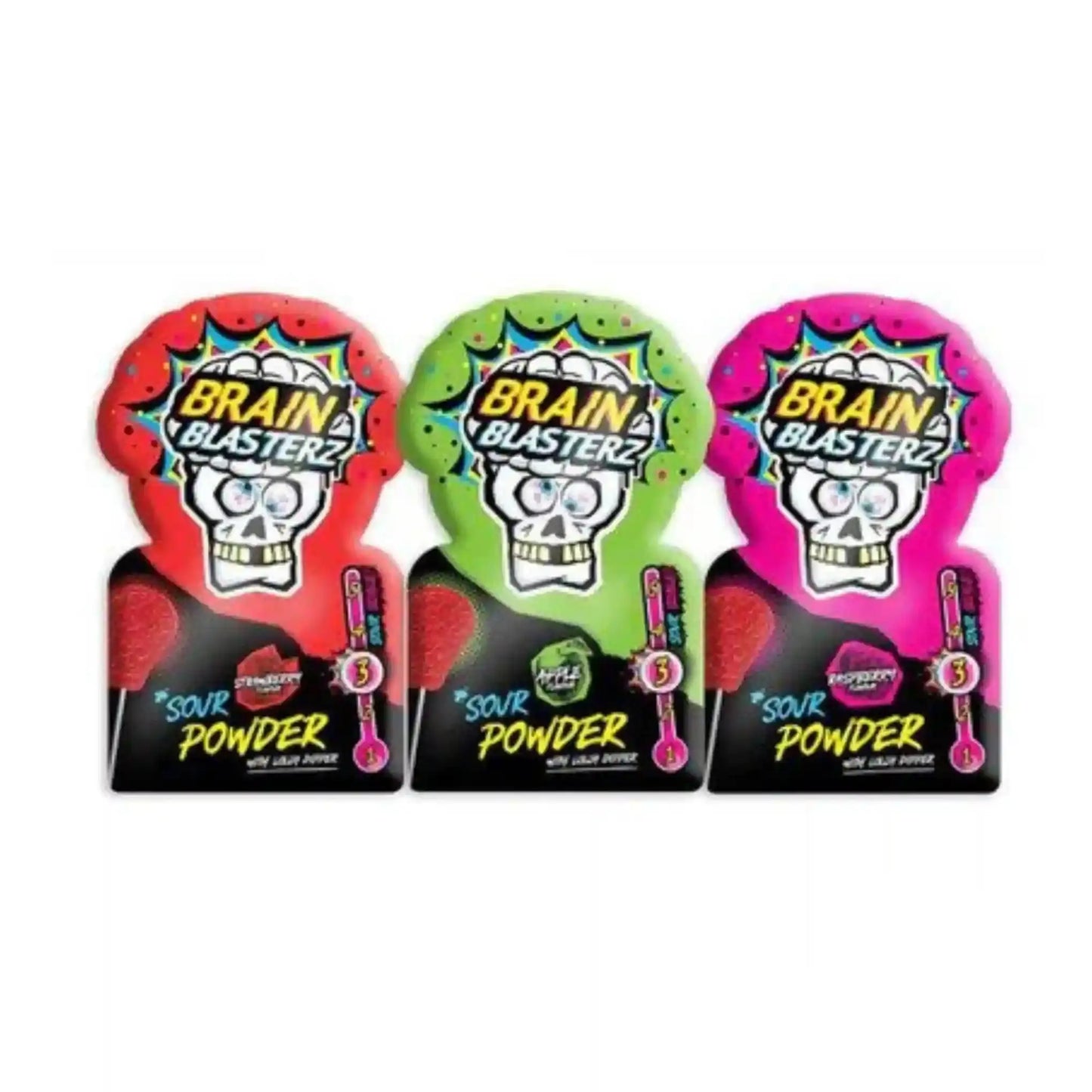 Brain Blasterz Sour Powder (Pack of 30) Brain Blasterz