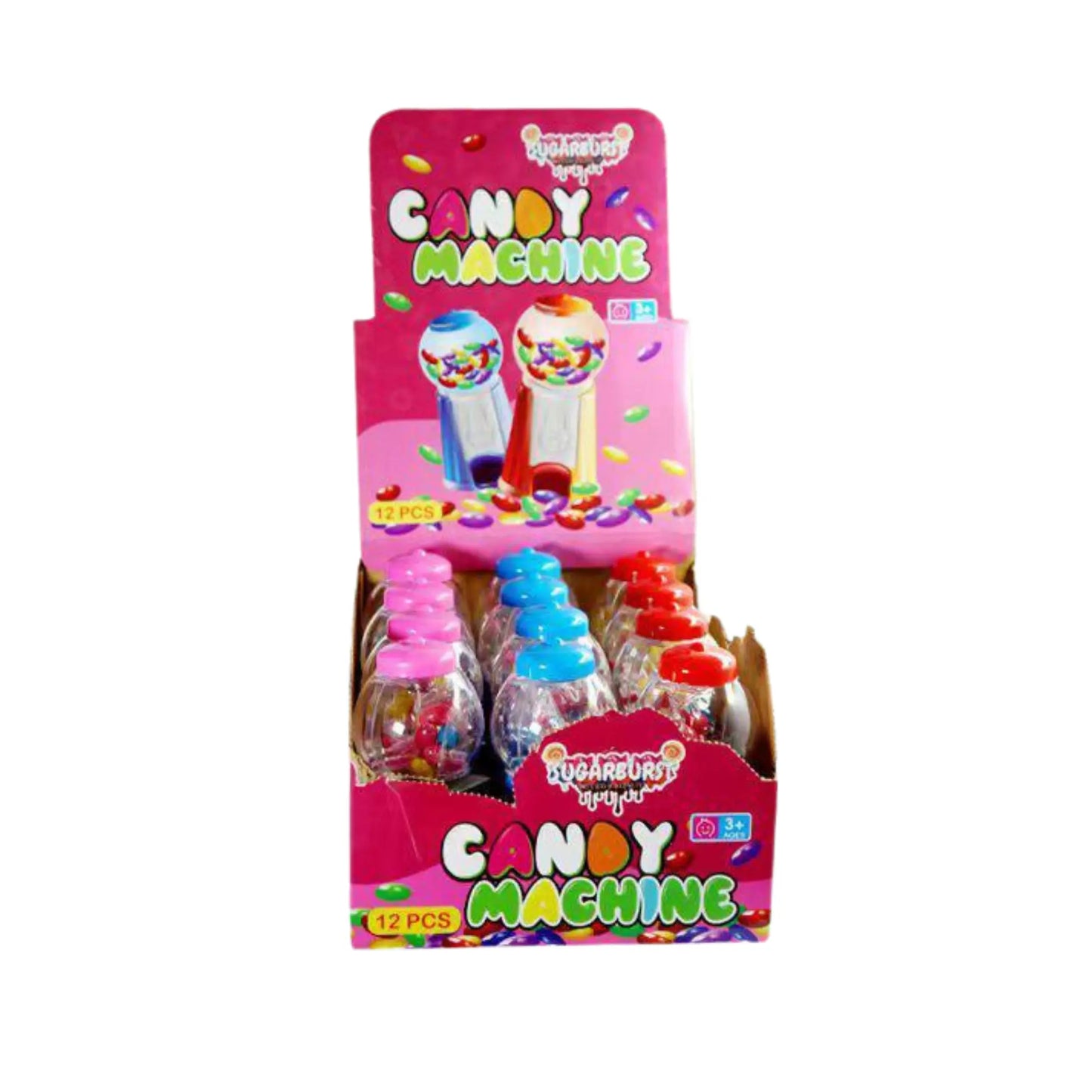 Sugar Burst candy machine Toy (Pack of 12) Sugar burst