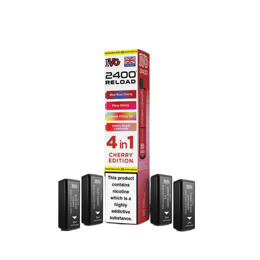 IVG 2400 4 in 1 Reload Replacement Pods (Pack of 5)
