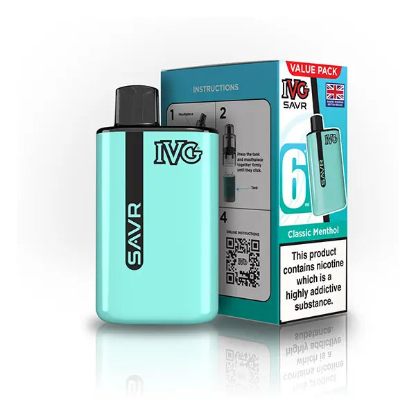IVG SAVR 3000 Puffs Pre-Filled Pod Kit (Pack of 5) IVG