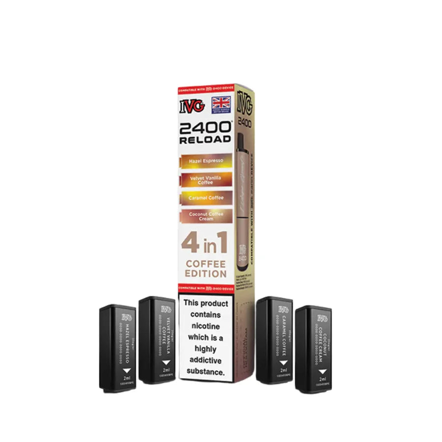 IVG 2400 4 in 1 Reload Replacement Pods (Pack of 5)