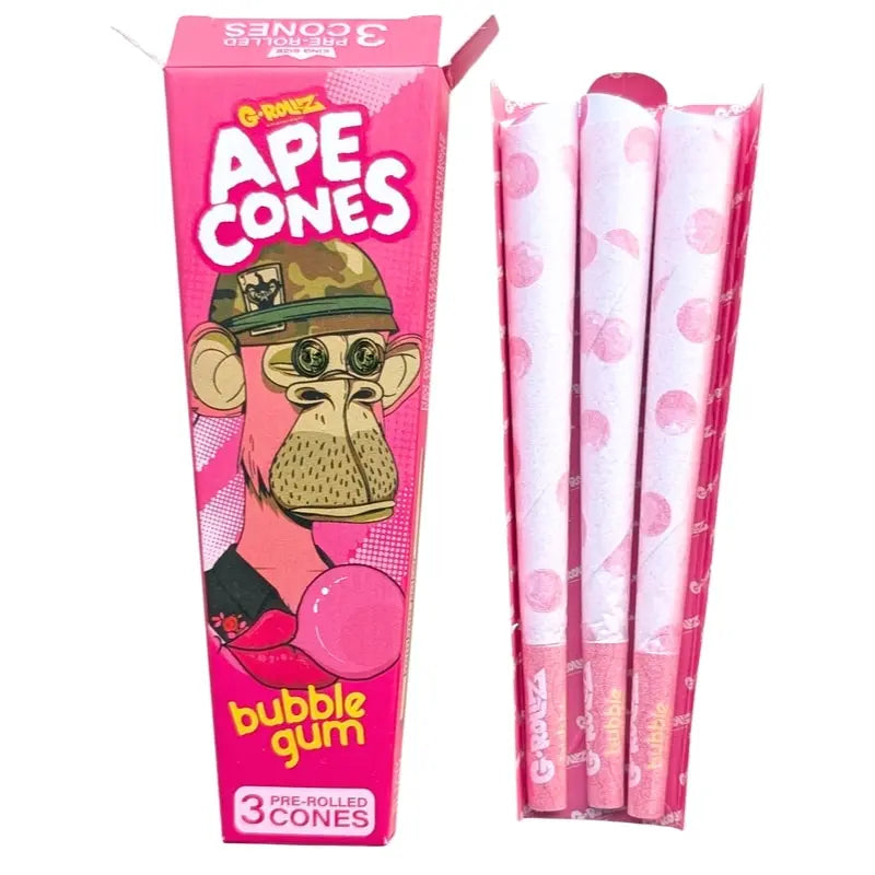 G-Rollz Ape Cones Bubble Gum 3 Sticks G-Rollz