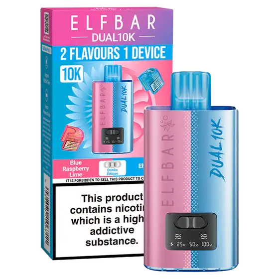 Elfbar Dual 10k Pre-Filled Pod Kit (Pack of 5) Elf Bar