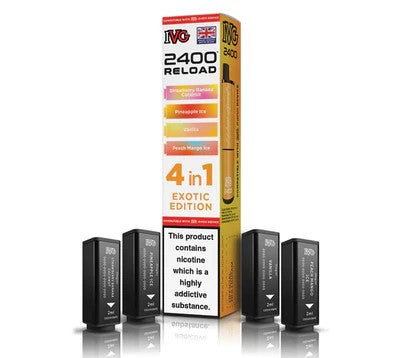IVG 2400 4 in 1 Reload Replacement Pods (Pack of 5)
