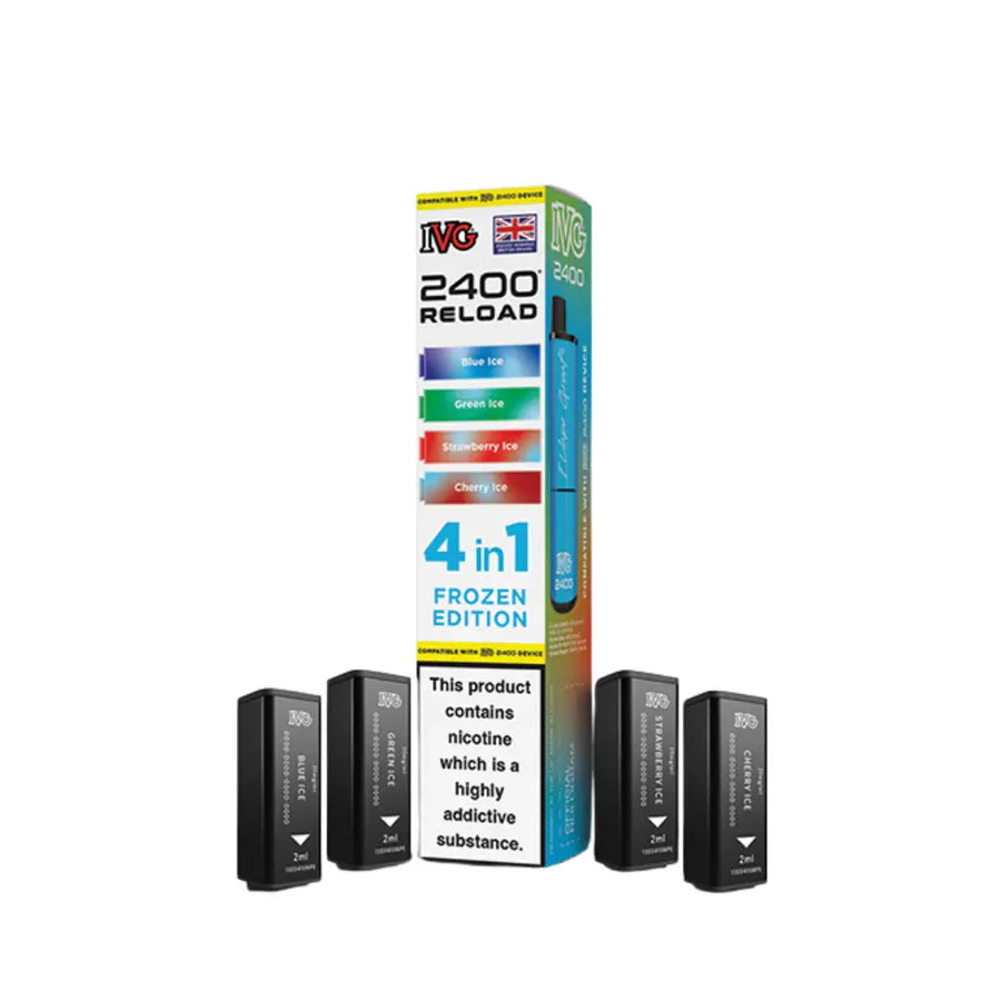 IVG 2400 4 in 1 Reload Replacement Pods (Pack of 5)