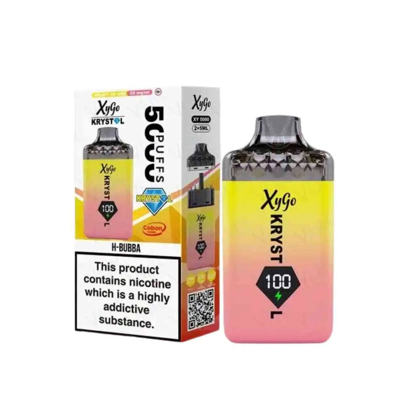 XYGO 5000 Krystal Prefilled Pod Kit (Pack of 1)