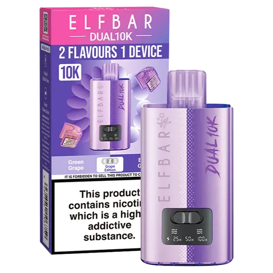 Elfbar Dual 10k Pre-Filled Pod Kit (Pack of 5) Elf Bar