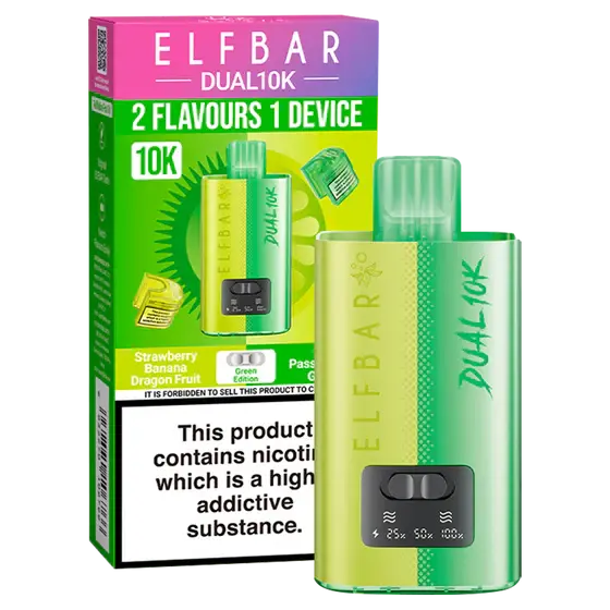 Elfbar Dual 10k Pre-Filled Pod Kit (Pack of 5) Elf Bar