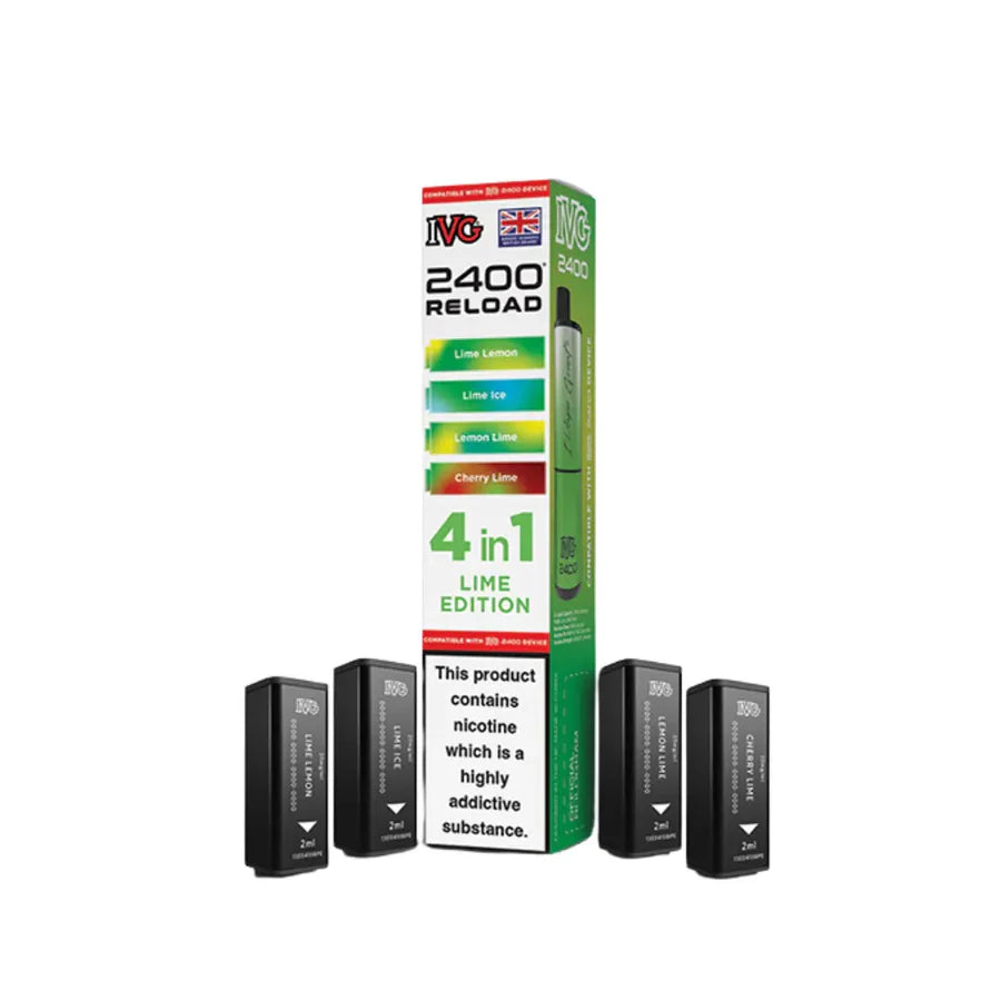 IVG 2400 4 in 1 Reload Replacement Pods (Pack of 5)