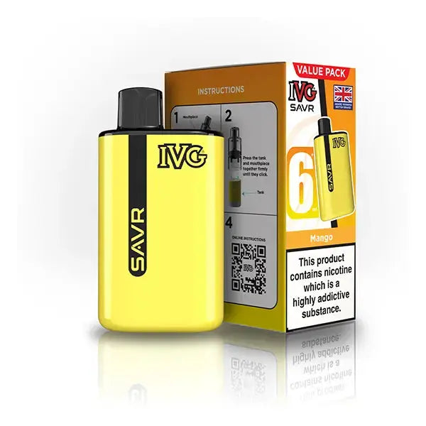 IVG SAVR 3000 Puffs Pre-Filled Pod Kit (Pack of 5) IVG