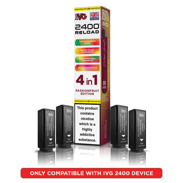 IVG 2400 4 in 1 Reload Replacement Pods (Pack of 5)