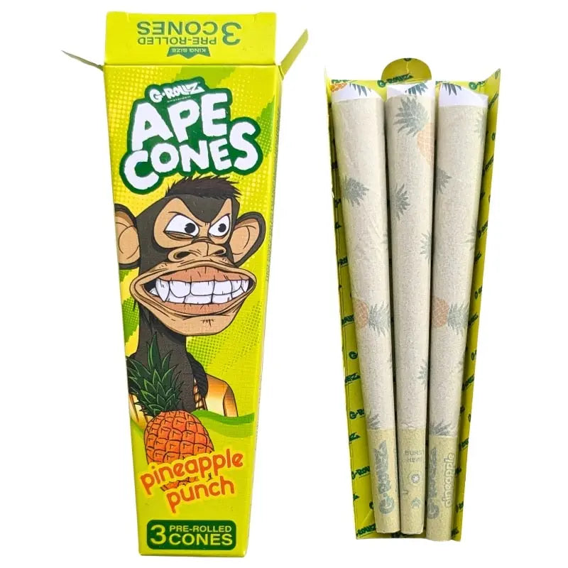 G-Rollz Ape Cones Pineapple Punch 3 Sticks G-Rollz