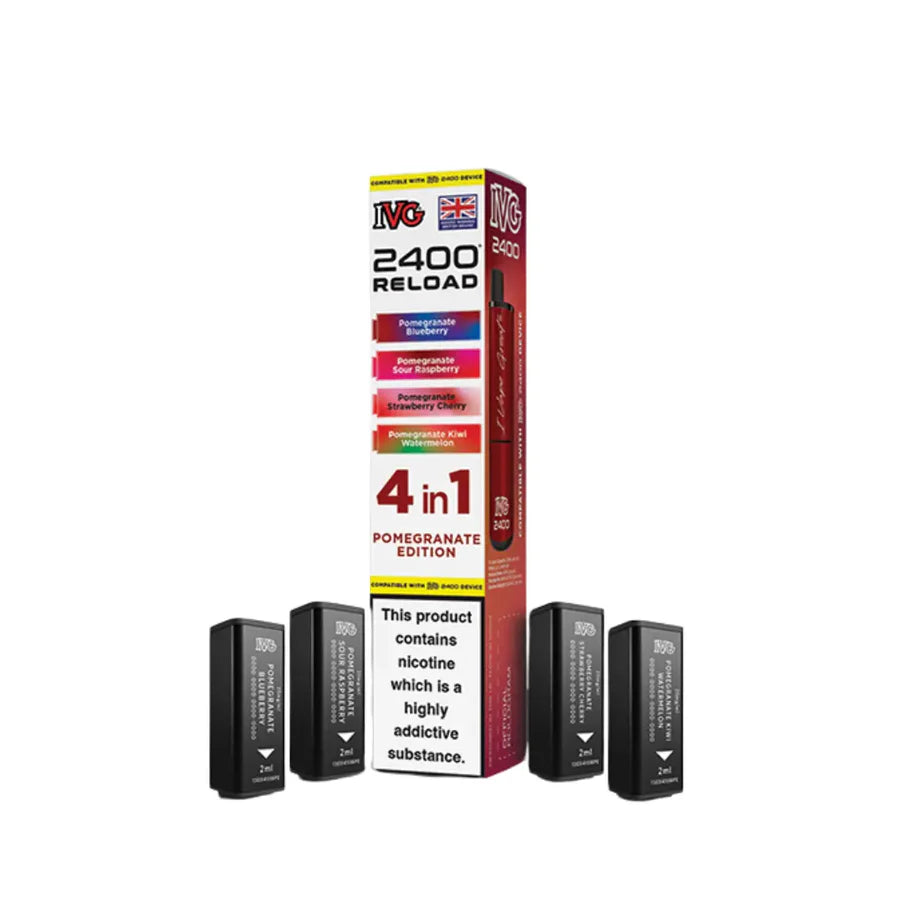 IVG 2400 4 in 1 Reload Replacement Pods (Pack of 5)