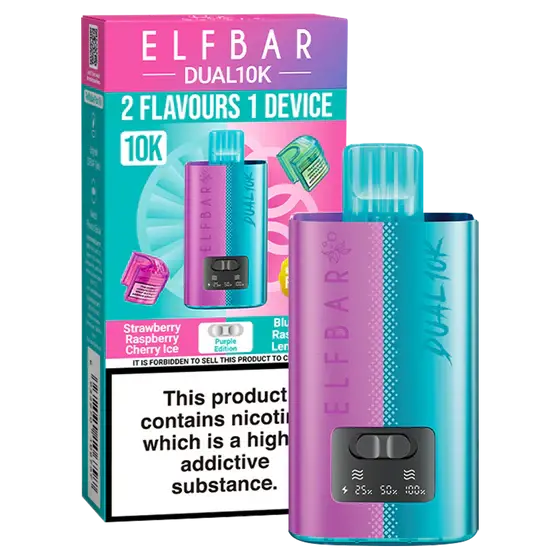 Elfbar Dual 10k Pre-Filled Pod Kit (Pack of 5) Elf Bar