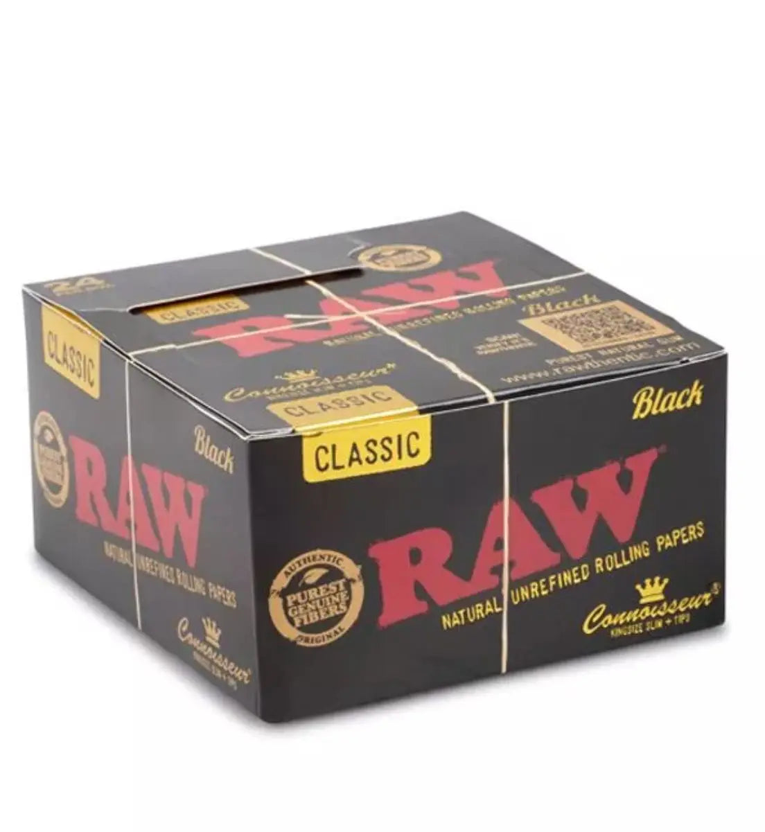 Raw Black Connoisseur Classic (Pack of 24) Raw