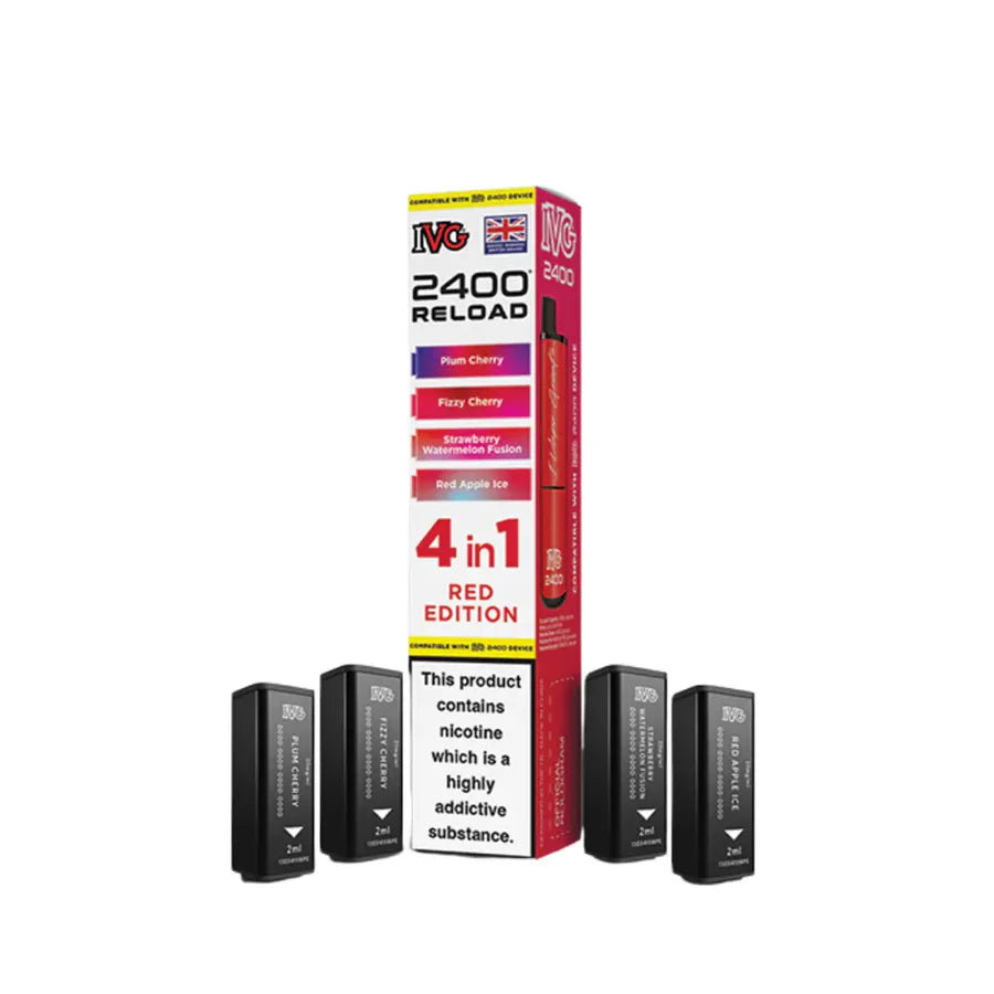 IVG 2400 4 in 1 Reload Replacement Pods (Pack of 5)