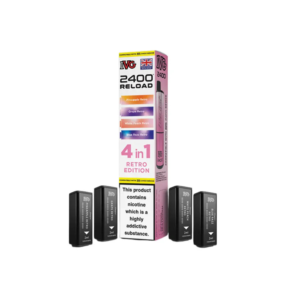 IVG 2400 4 in 1 Reload Replacement Pods (Pack of 5)