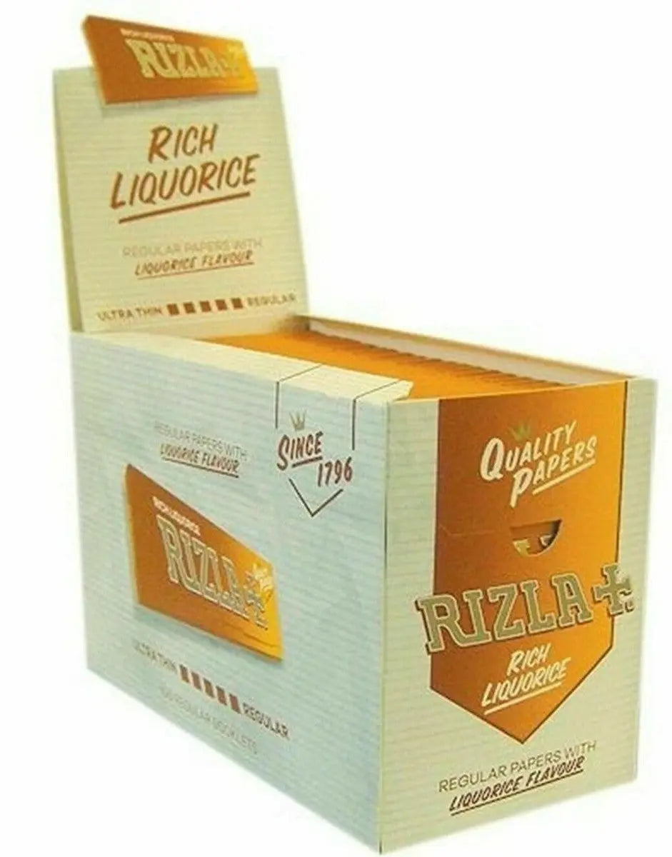 Rizla Rich Liqourice standard Rolling Paper (Pack of 100) Rizla