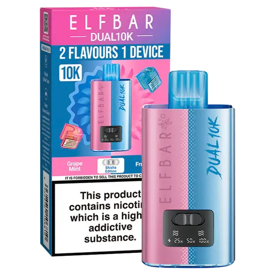 Elfbar Dual 10k Pre-Filled Pod Kit (Pack of 5) Elf Bar