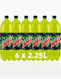 Mountain Dew 2.25L Bottle (Pack of 6)