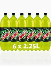 Mountain Dew 2.25L Bottle (Pack of 6) Pepsi