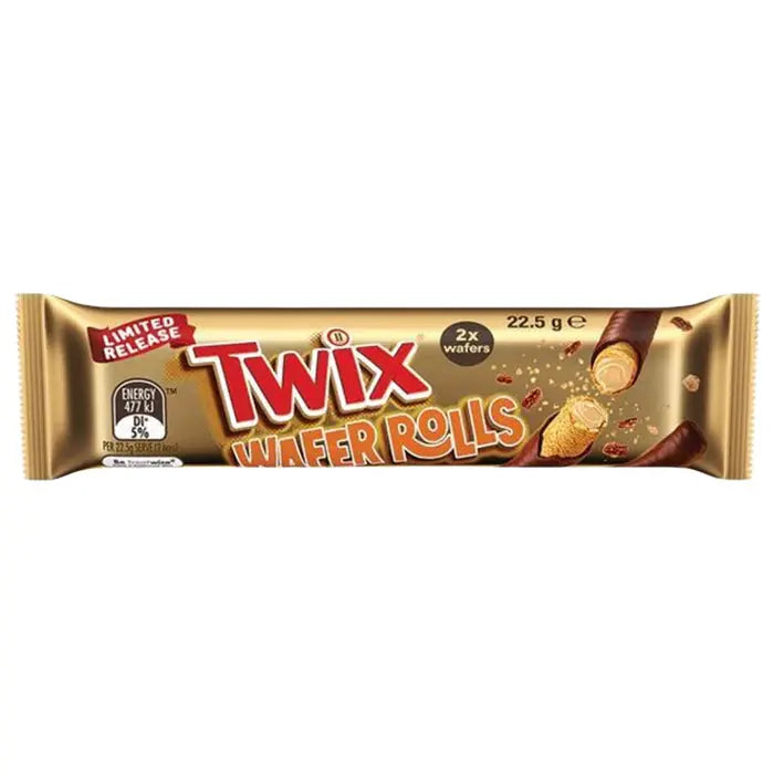 Twix Wafer Rolls (Pack of 12)