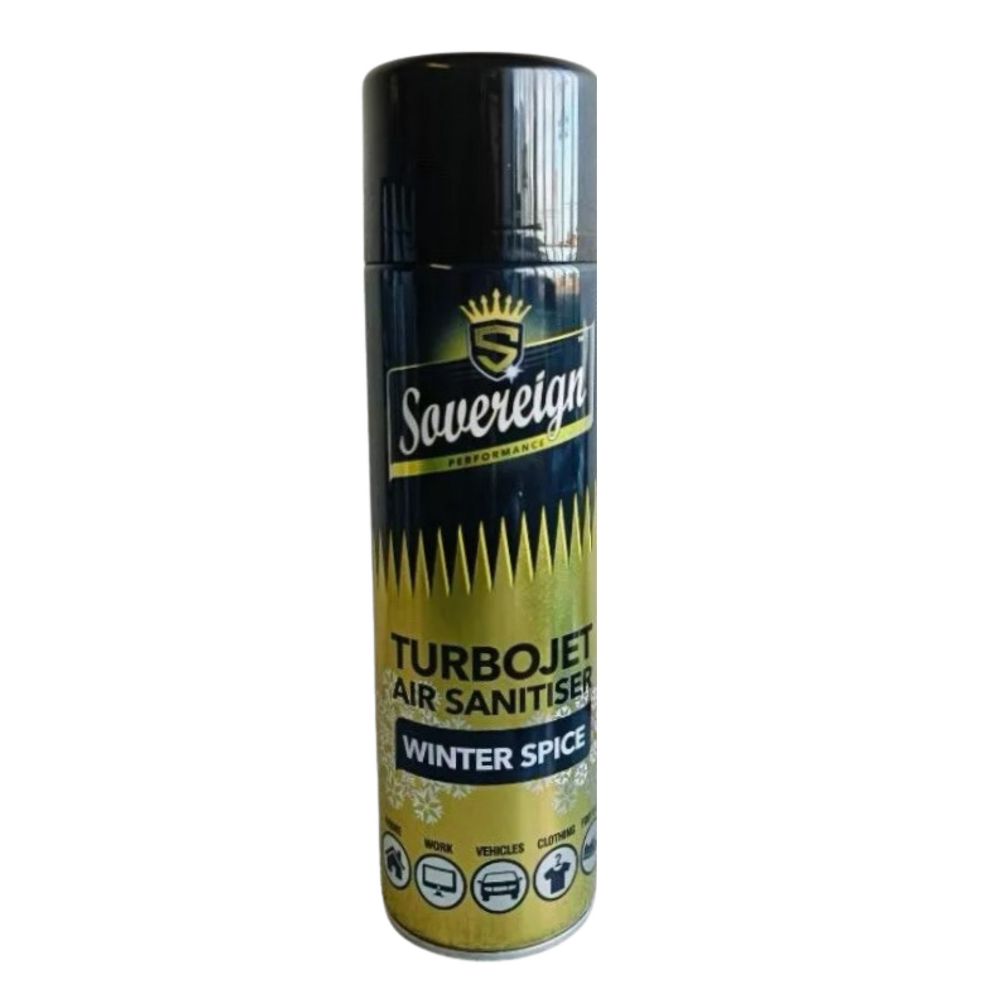 Sovereign Turbo Jet Air Freshner Spray 500ML (Pack of 12)