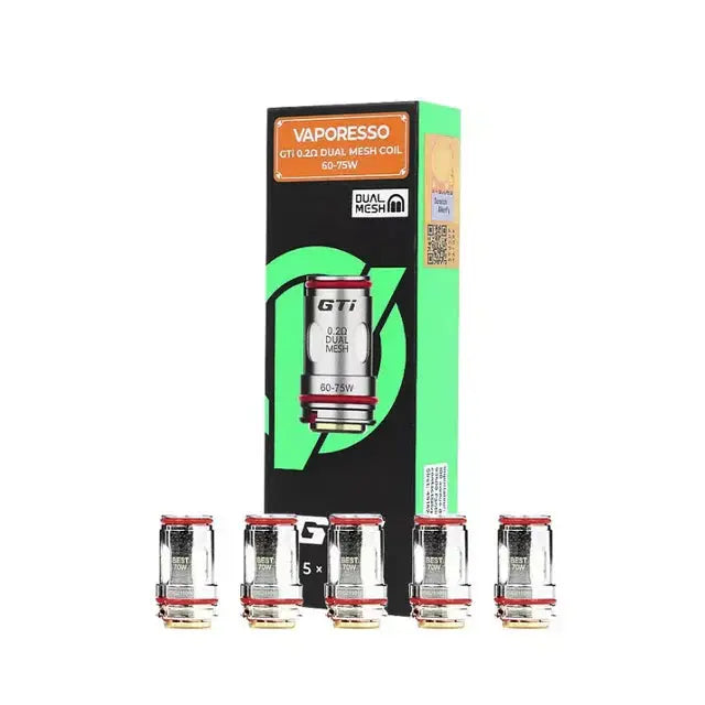 Vaporesso GTi Replacement Mesh Coils - Dual Mesh (Pack of 5)