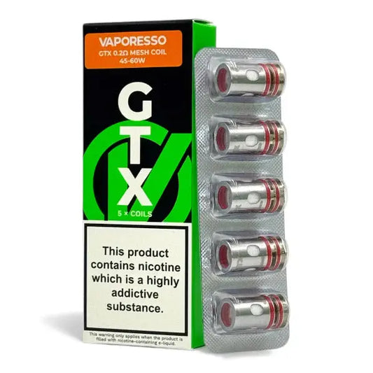 Vaporesso GTx Coil - Mesh V2 (TSP) (Pack Of 5)