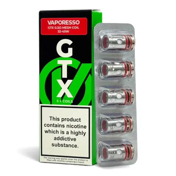 Vaporesso GTx Coil - Mesh V2 (TSP) (Pack Of 5)