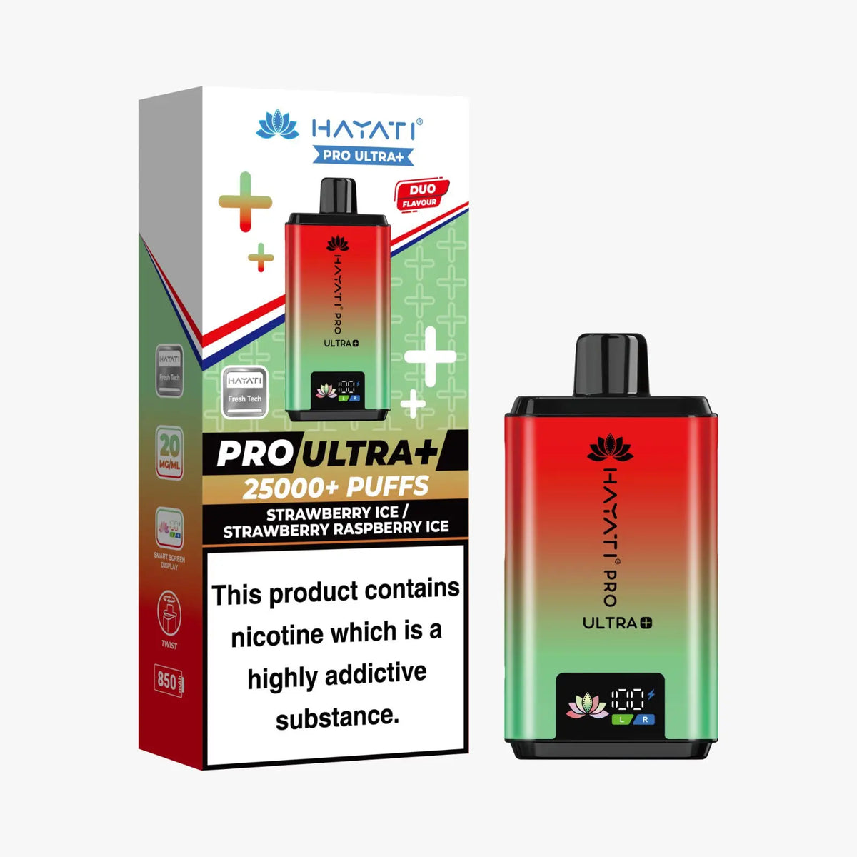 Hayati Pro Ultra 25K Pre-filled Pod Kit (Pack of 5)