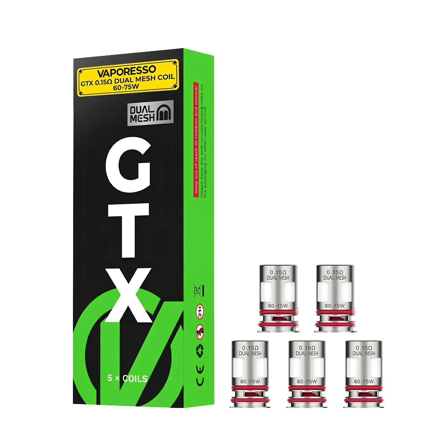 Vaporesso GTx Coil - Dual Mesh (Pack of 5)