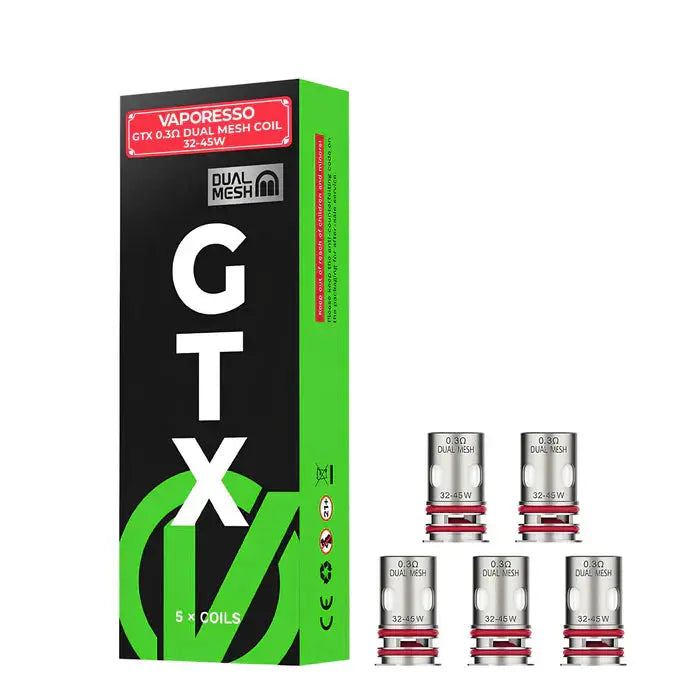 Vaporesso GTx Coil - Dual Mesh (Pack of 5)
