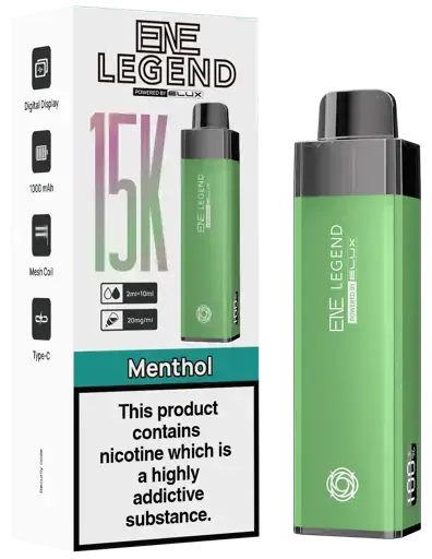 ENE Legend 15K Prefilled Pod Kit (Pack of 5)