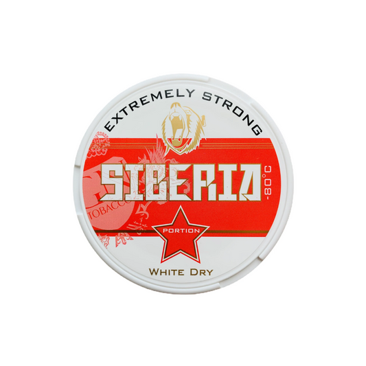 Siberia White Dry Nicotine Pouches (Pack of 10)