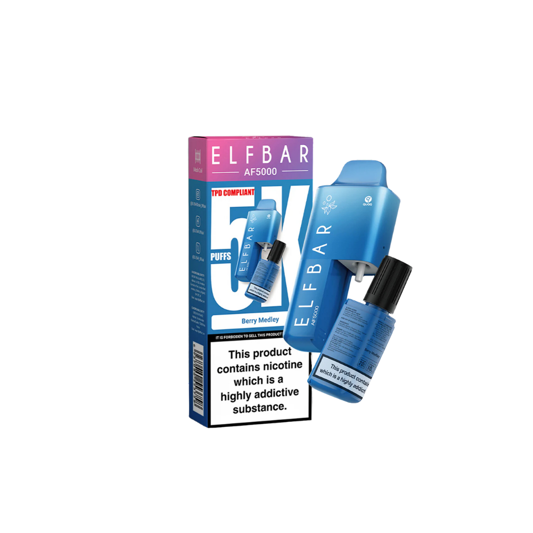 ElfBar AF5000 Device with 10ML Refill (Pack of 5)