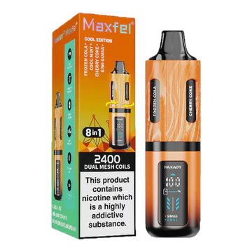 Maxfel 8 Flavours in 1 2400 Puffs TPD Compliant Vape