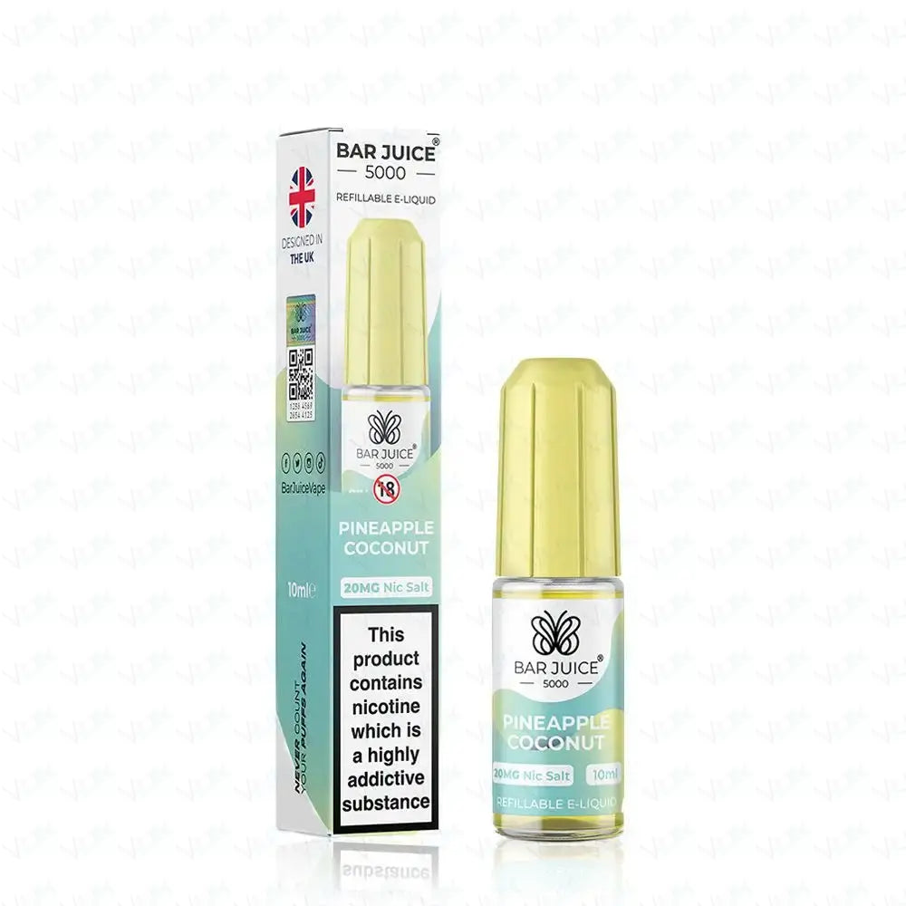 Bar Juice Nic Salts 5mg (Pack of 10)