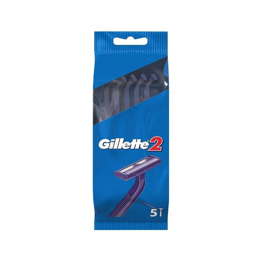 Gillette 2 Disposable Razors 5pk (Pack of 24)