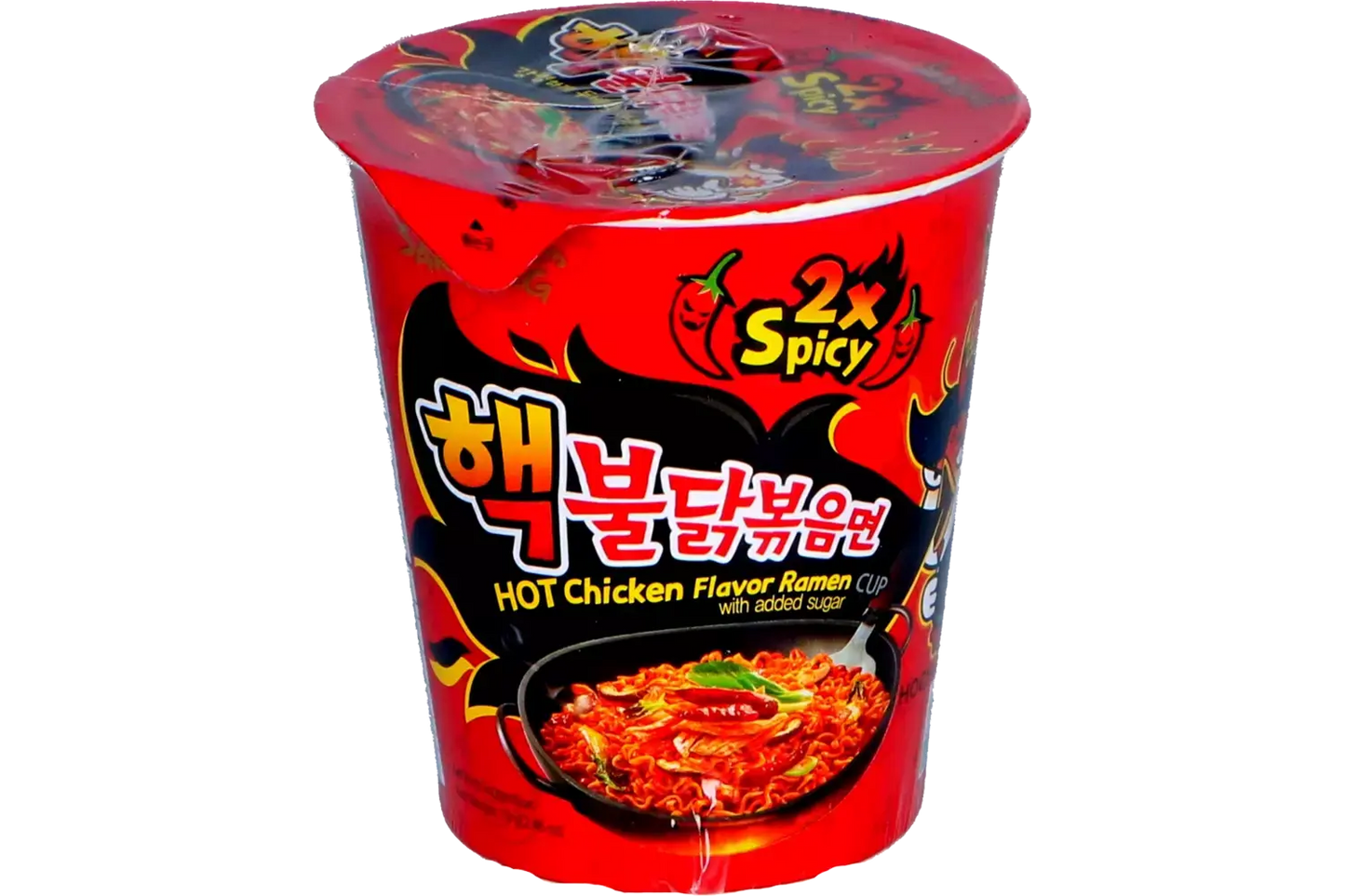 Samyang Buldak Spicy Ramen Cup 2*Spicy 70G (Pack of 6) (RRP £2.49)