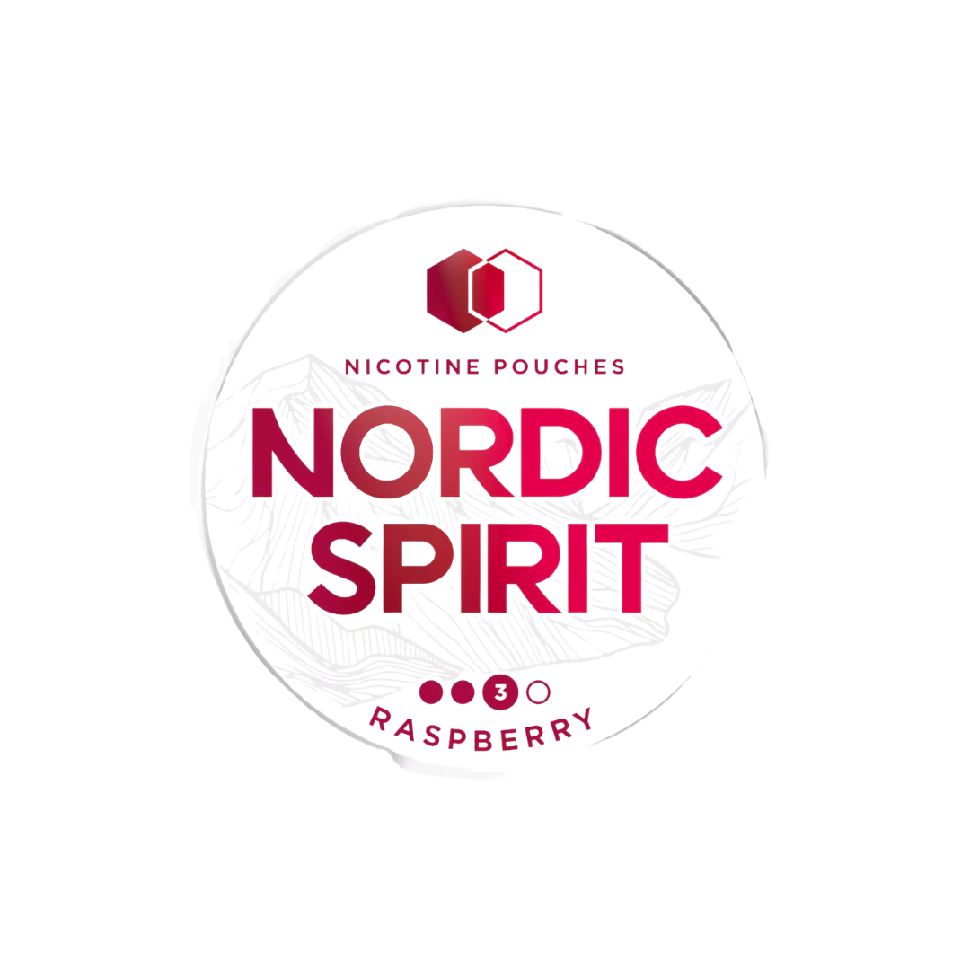 Nordic Spirit Raspberry Nicotine Pouches (Pack of 5) Nordic